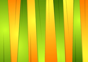 Image showing Colorful stripes vector background