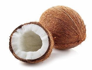 Image showing coconut on a white background