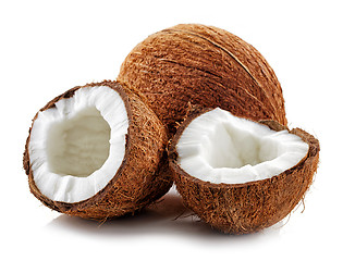 Image showing coconut on a white background