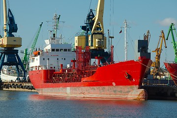 Image showing Industrial dock