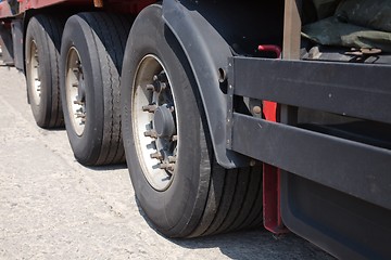 Image showing Truck wheels