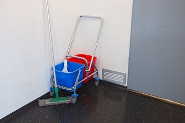 Image showing Cleaning trolley