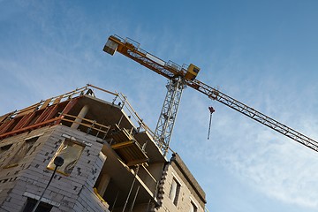 Image showing Construction Cranes