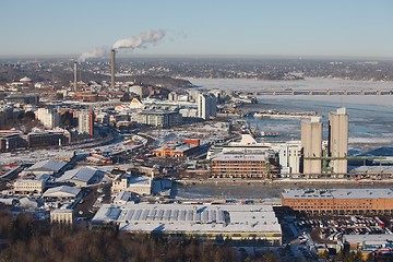 Image showing Stockholm winter view