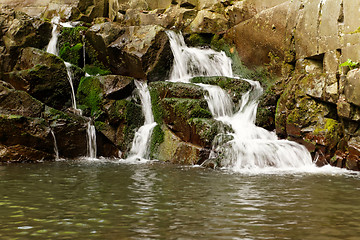 Image showing Beautiful waterfall