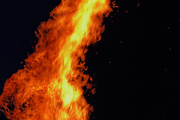 Image showing Fire background