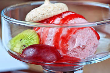 Image showing Fruit ice cream