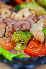 Image showing meat with vegetables