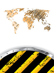 Image showing Grunge industrial background design
