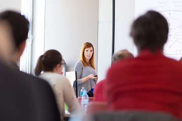 Image showing Lecture at university.