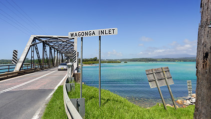 Image showing Wagonga Inlet at Narooma