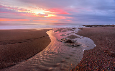 Image showing Stony Creek flows at Coalcliff Beach