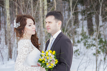 Image showing Bride and Groom 