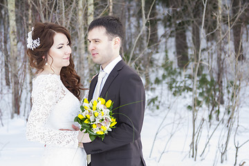 Image showing Bride and Groom 