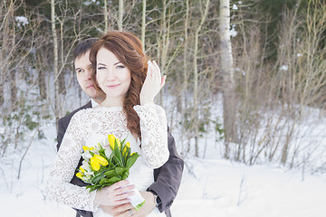 Image showing Bride and Groom 