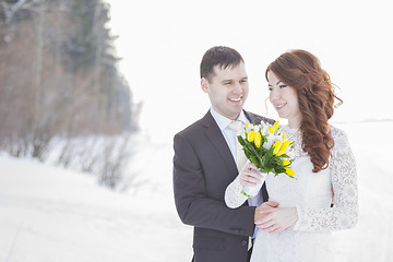 Image showing Bride and Groom 