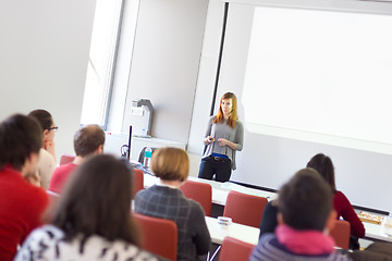 Image showing Lecture at university.