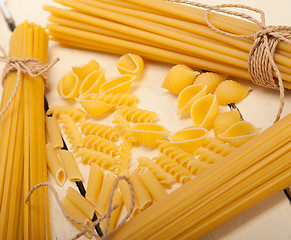 Image showing bunch of Italian pasta type