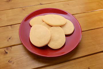 Image showing Egg shaped biscuits for Easter 