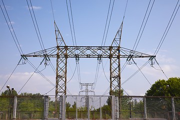 Image showing Electric lines
