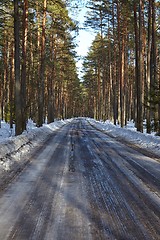 Image showing Winter Road