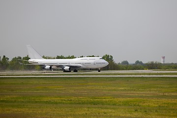 Image showing Plane on runway