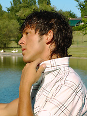 Image showing Young man at the park