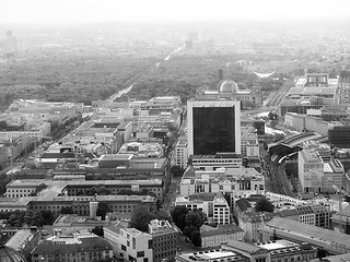 Image showing  Berlin aerial view 