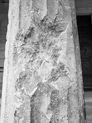Image showing  Bombed column in Berlin 