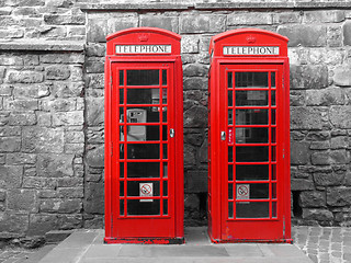 Image showing London telephone box