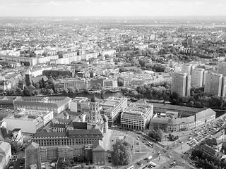 Image showing  Berlin aerial view 