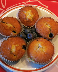 Image showing Blueberry muffins