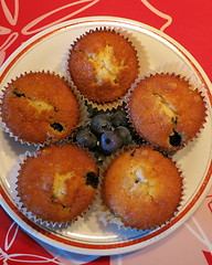 Image showing Blueberry muffins