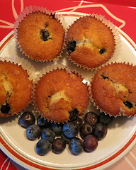 Image showing Blueberry muffins