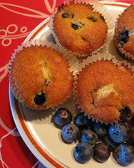 Image showing Blueberry muffins