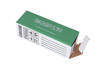 Image showing Concept of export - Product of Saudi Arabia