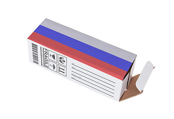 Image showing Concept of export - Product of Russia