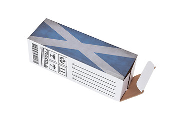 Image showing Concept of export - Product of Scotland