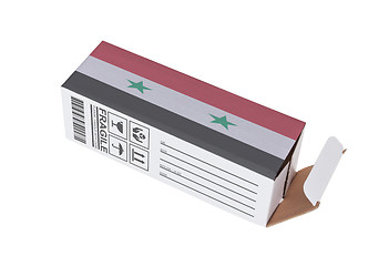 Image showing Concept of export - Product of Syria