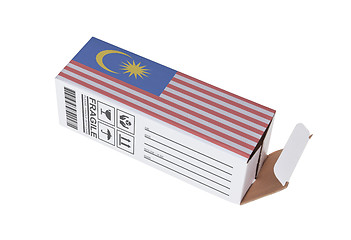 Image showing Concept of export - Product of Malaysia