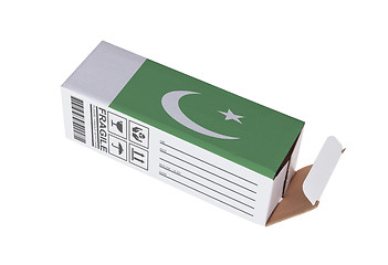 Image showing Concept of export - Product of Pakistan