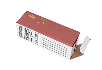 Image showing Concept of export - Product of China