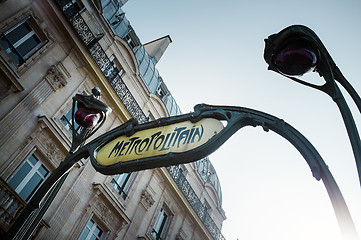 Image showing Metropolitain