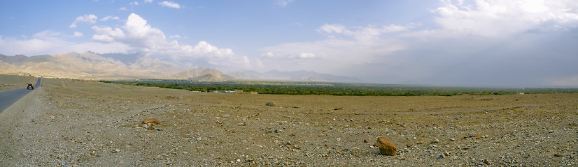 Image showing Arid landscape in Afghanistan