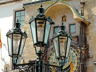 Image showing Czech streetlamp
