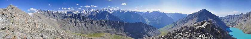 Image showing Green canyon in Kyrgyzstan