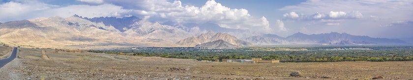 Image showing Arid landscape in Afghanistan