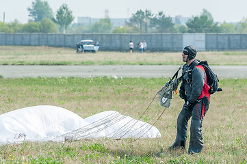 Image showing Show program of paratrooper