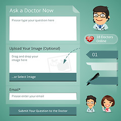 Image showing Doctors Online Consultation Form