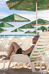 Image showing young man on the beach